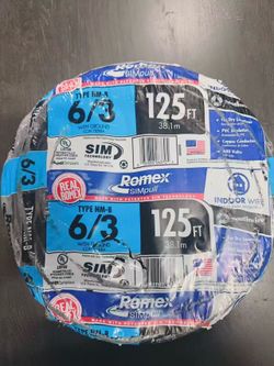 Romex 6/3 125ft