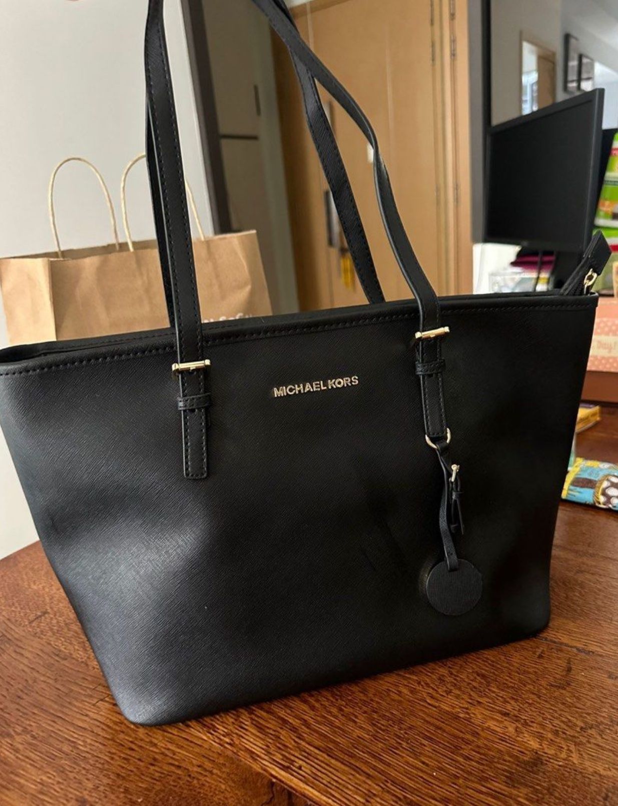 Michael Kors Black Tote Bag 