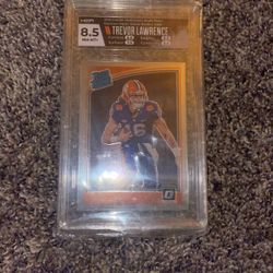 Trevor Lawrence Optic Rated Rookie Card HGA 8.5