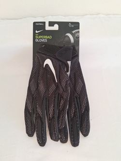 Nike Superbad NFL Black Padded Football Gloves 