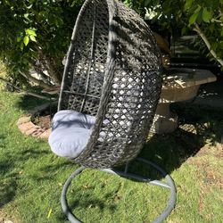 Hanging Chair With Stand Cushion 