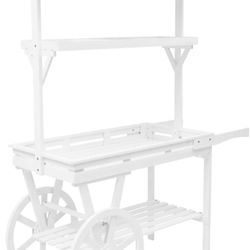 Cart Display Stand With Wheels 
