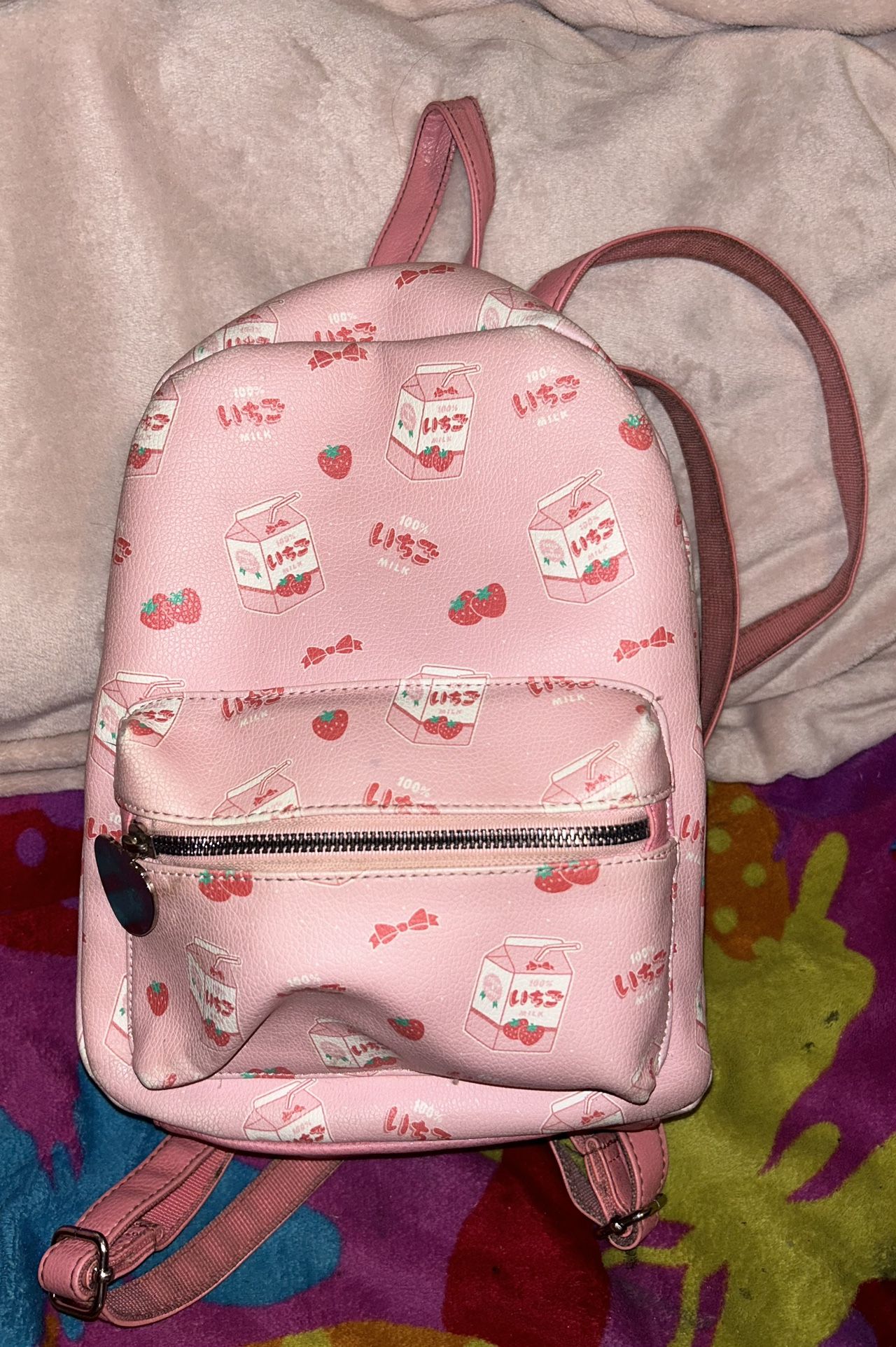 Strawberry Milk Mini Backpack