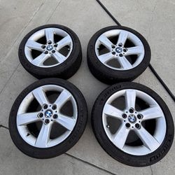 BMW 17” OEM Wheels w/ Michelin Pilot Sport All Season 4 Tires – 225/45ZR17