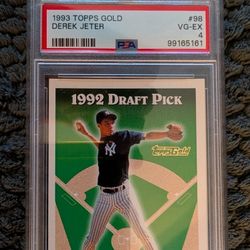 1993 Topps Derek Jeter #98(GOLD)..PSA 4