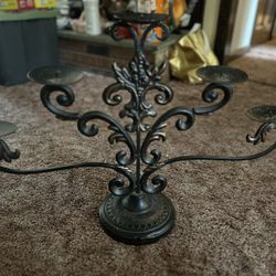 Brushed Brass Candelabra