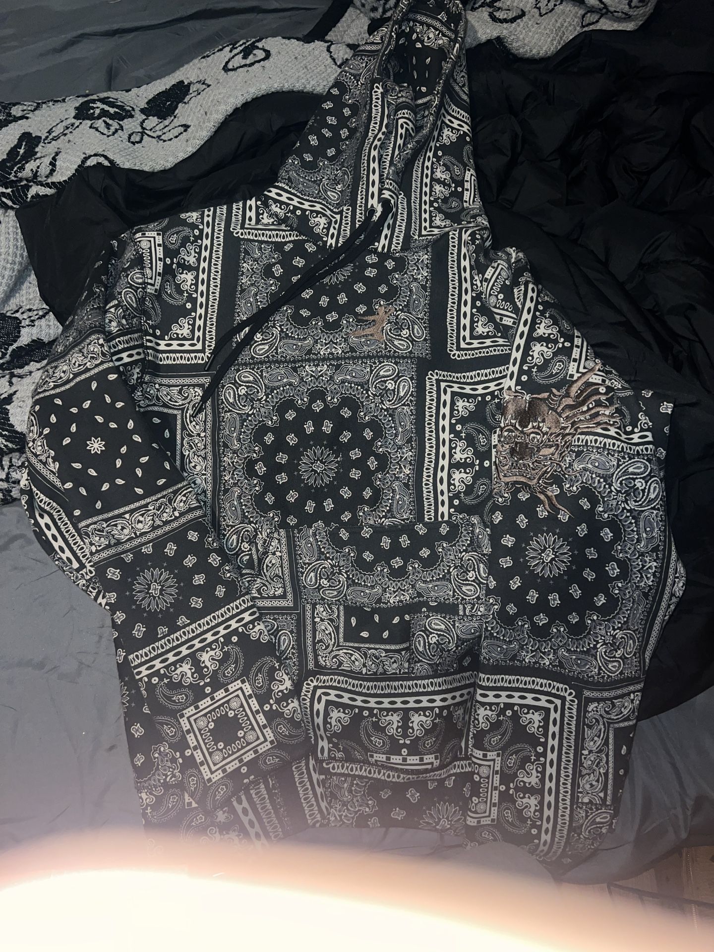 bruce lee bandana hoodie