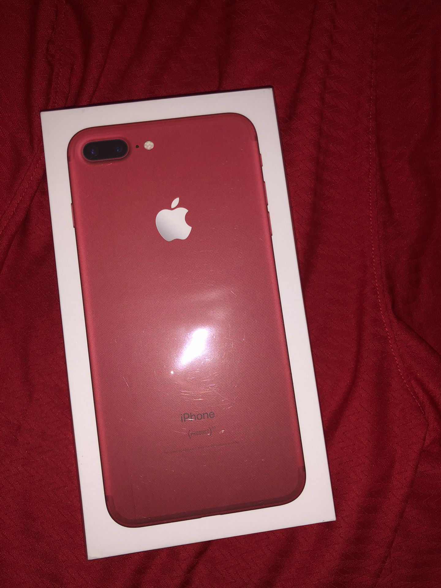 Apple iPhone 7 Plus Red 128gb New Sealed Box Very Rare Unopened 