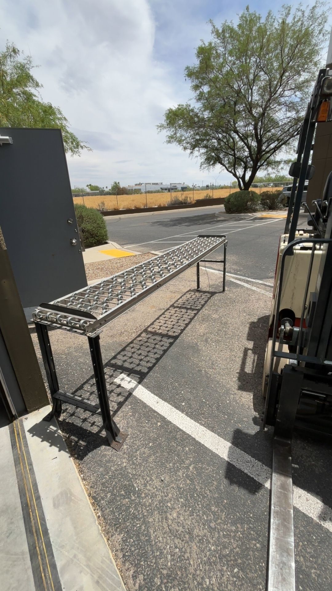 10 Foot Roller Conveyor Table