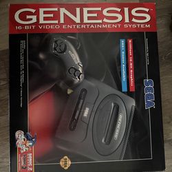 Sega Genesis System Console in Box Sonic