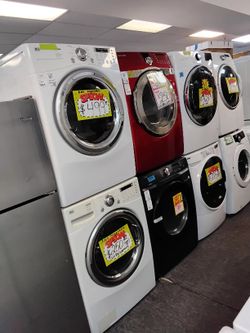 LG Front Load Washer And Dryer Set With Warranty 