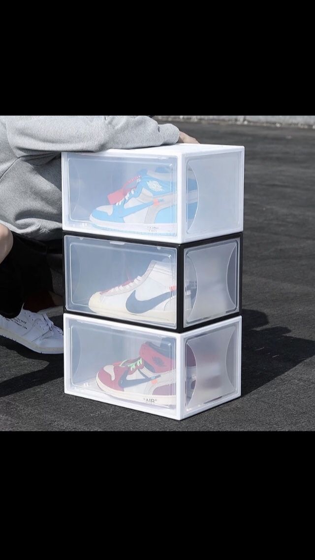 Shoe Storage box(magnetic side drop)