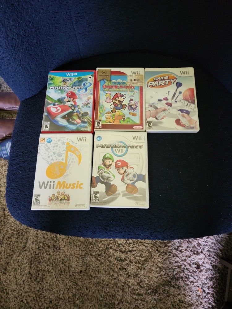 Wii and wii u games