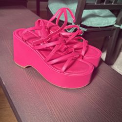 Pink Platform Heels