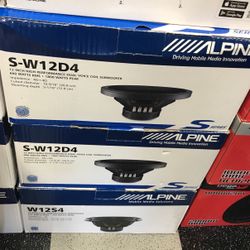 Alpine S-w12d4 On Sale Today For 139.99