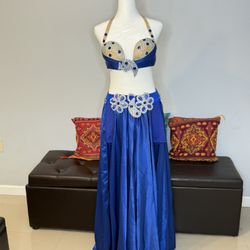Bellydance Royal blue dress