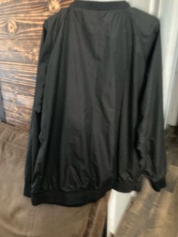 Black Bomber Windbreaker Size XL