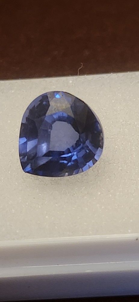 6.25ct Natural Blue Sapphire | Cut Loose Gemstone,  Certification Card Included.