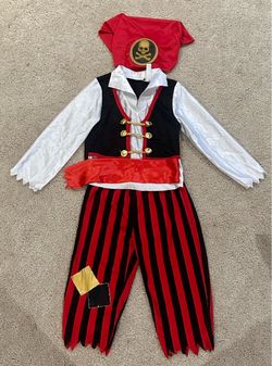 Toddler pirate costume size 3-4