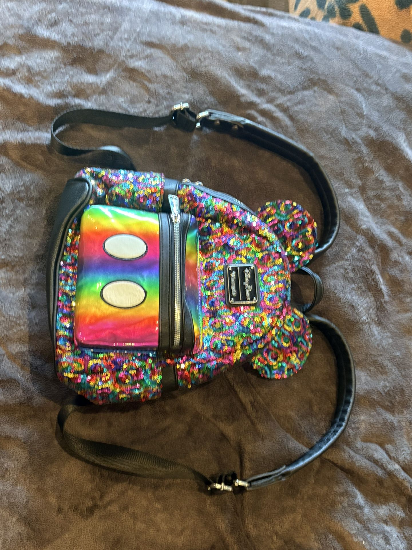 Micky Mouse rainbow / Pride Mini Backpack Loungefly