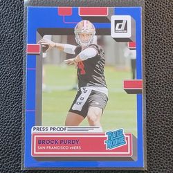 Brock Purdy Rated Rookie Blue