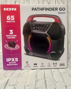 ION AUDIO PATHFINDER GO – PORTABLE ALL-WEATHER BLUETOOTH