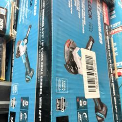 Makita new Grinder X Lock Brushless 