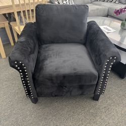 Black Accent Chair 