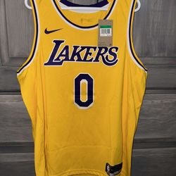 Los Angeles Lakers Home Jersey (Russell Westbrook #0) Size XL