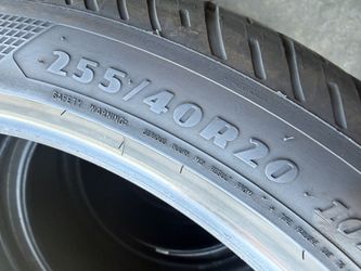 TESLA MODEL Y TIRES 255/40/20 Goodyear F1/To (4 Tires) $60.00 Each 