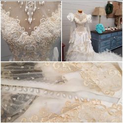 Sz 4 Justin Alexander Wedding Dress 