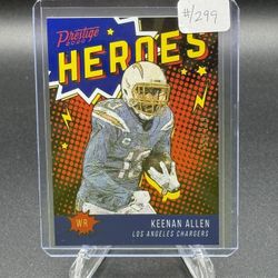 2020 Panini Prestige Heroes Xtra Points Blue #HE-KA Keenan Allen #/299