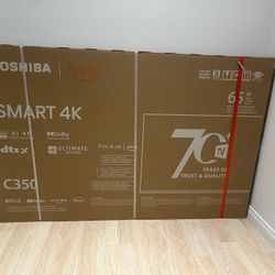 Brand New 65 Inch Smart Tv With Built In Alexa 
