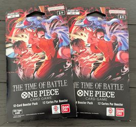 One Piece The Time of Battle Sleeved Packs (2)