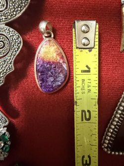 Stone In Sterling Pendant