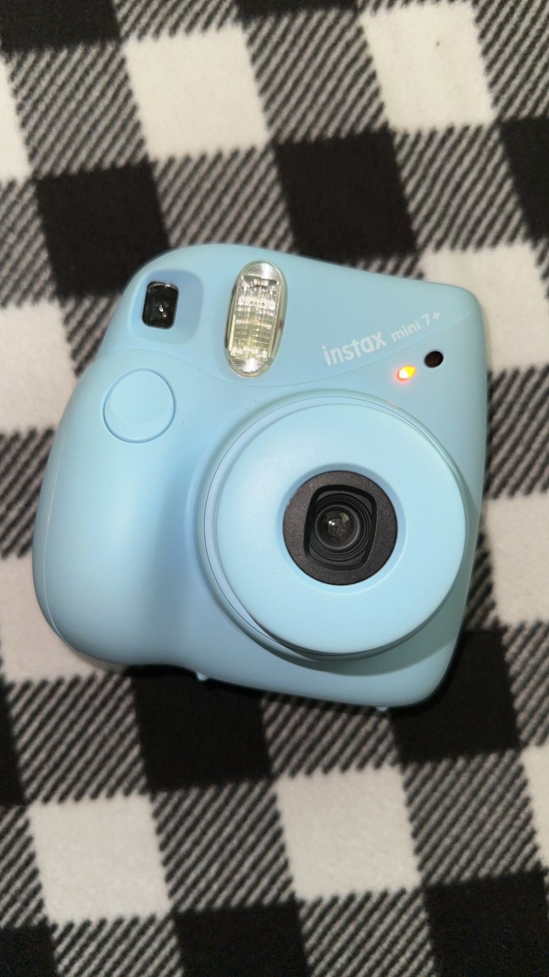 Light Blue Polaroid Camera  