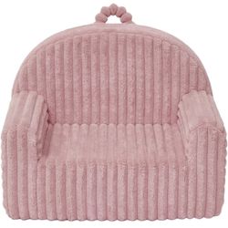 NEW Blissful Diary Toddler Chair, Snuggly Soft Flannel Kids Sofa Chair, Supportive Toddler Couch for Girls and Boys, Kids Furniture for Baby Gift,Blus