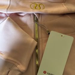 Baby Pink Lulu Scuba Hoodie 