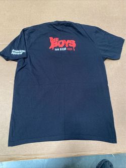 2024 SDCC Comic Con Sony Booth The Boys Puppy Exclusive T-Shirt SZ L