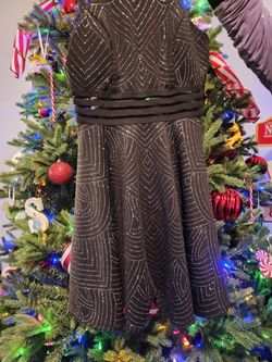 Black Sparkling Party Dress