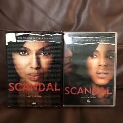 Scandal 1st & 2nd Seasons 7 discs brand new excellent