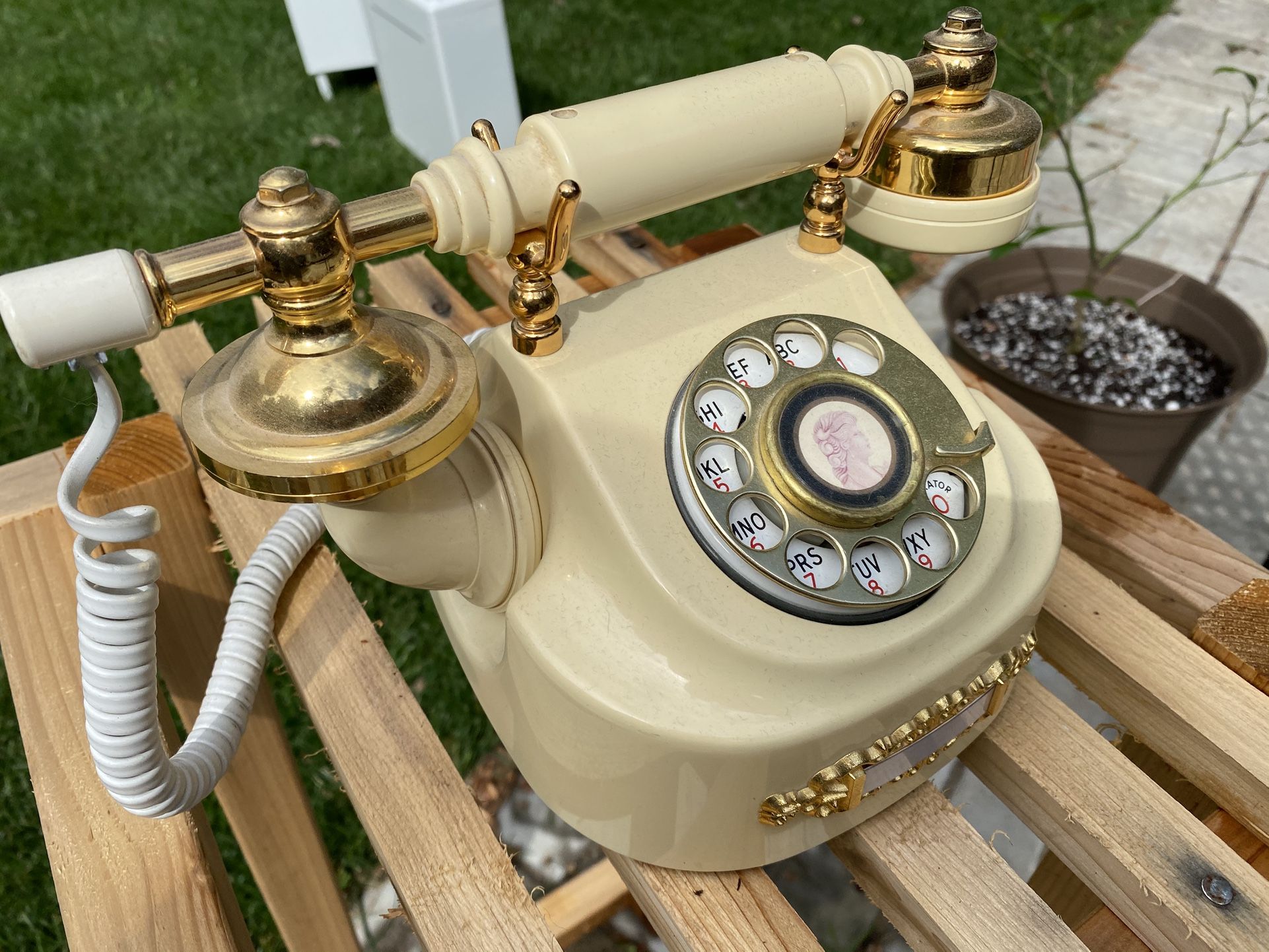 Antique Western Electric 1920’s Rotary Dial French Victorian Telephone