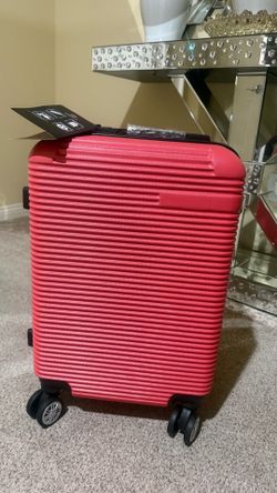 Brand New 20” Carry-On Suitcase – Coral Pink