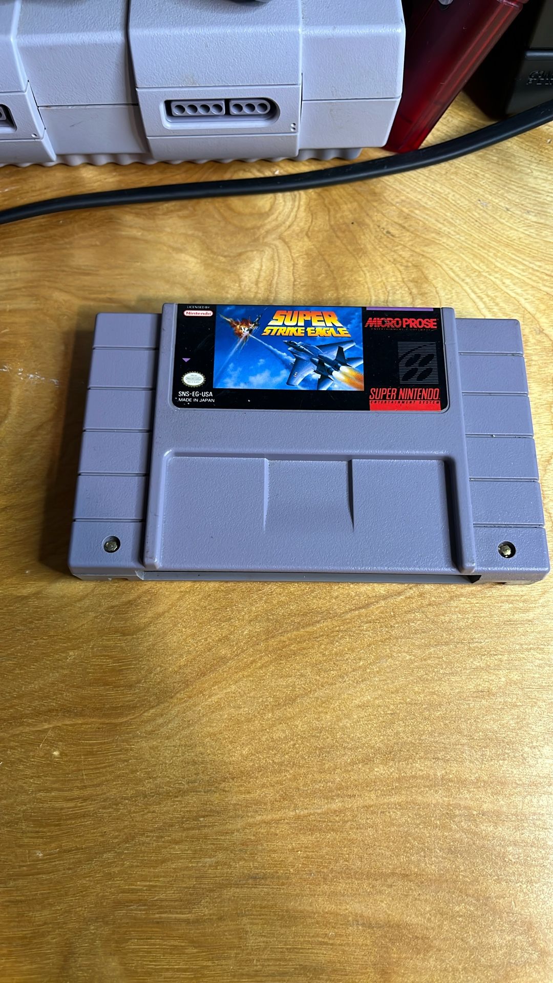 Super Nintendo / SNES - Super Strike Eagle