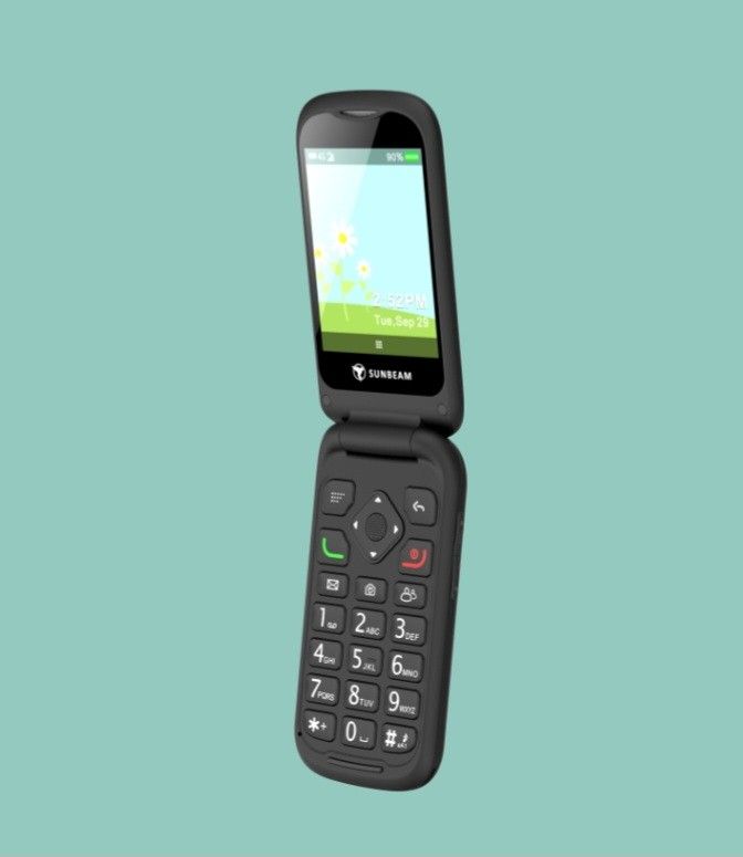 Sunbeam Wireless Flip Phone