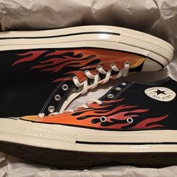Converse Chuck 70 Flames Archive Print Men's Size 11
