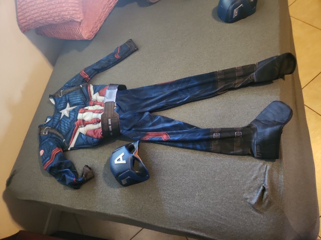 Halloween Custome  Captain America Xs