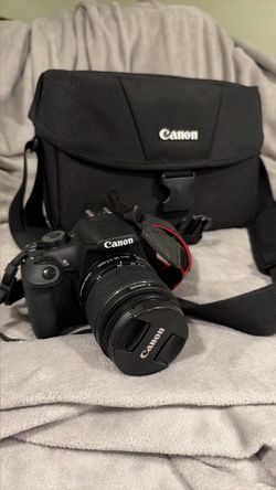 Canon DSLR Camera with 18-55mm Lens and Bag
