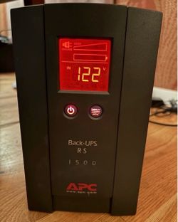 APC Back-UPS RS 1500 Battery Backup  1500VA / 865W