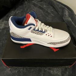 Air Jordan 3 True Blue Size 13 Ds